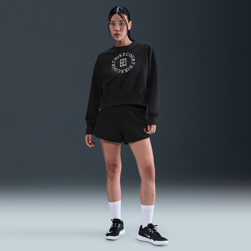 NIKE耐克2025女子AS W NKCT PHNX OOS CREW HRTGE针织无帽卫衣HJ8989-010