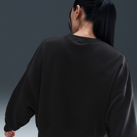 NIKE耐克2025女子AS W NKCT PHNX OOS CREW HRTGE针织无帽卫衣HJ8989-010