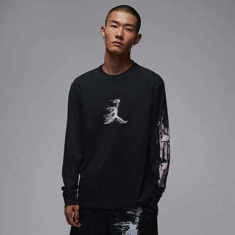 JordanJordan2025男子AS M J DF SPRT GFX LS CREW针织无帽卫衣HQ9039-010