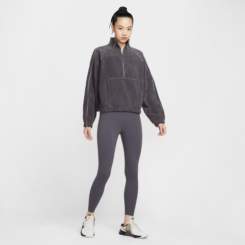 NIKE耐克2025女子AS W NK ONE TF HZ TOP POLAR人造毛绒卫衣HV3716-036