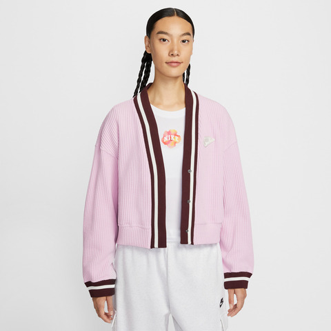 NIKE耐克2025女子AS W NSW JKT PREP针织无帽外套IM7468-623