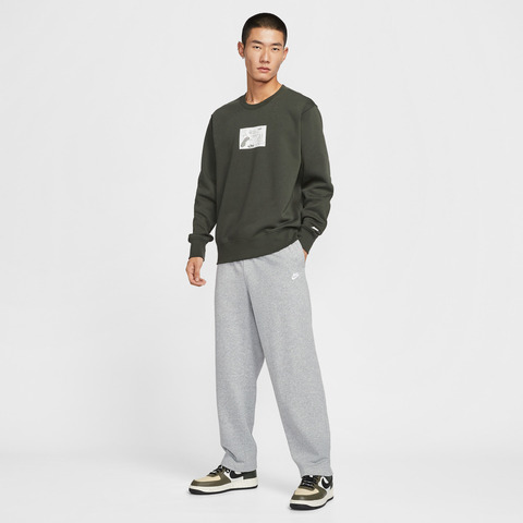 NIKE耐克2025男子AS M NK CLUB BB CRW REISSUE针织无帽卫衣HV1245-355