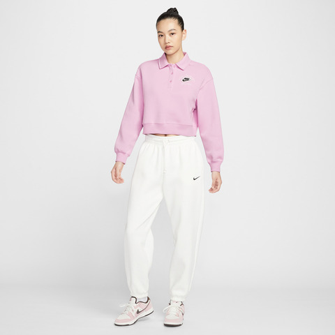 NIKE耐克2025女子AS W NSW PHNX FLC COLLARED PO针织无帽卫衣IM7487-623