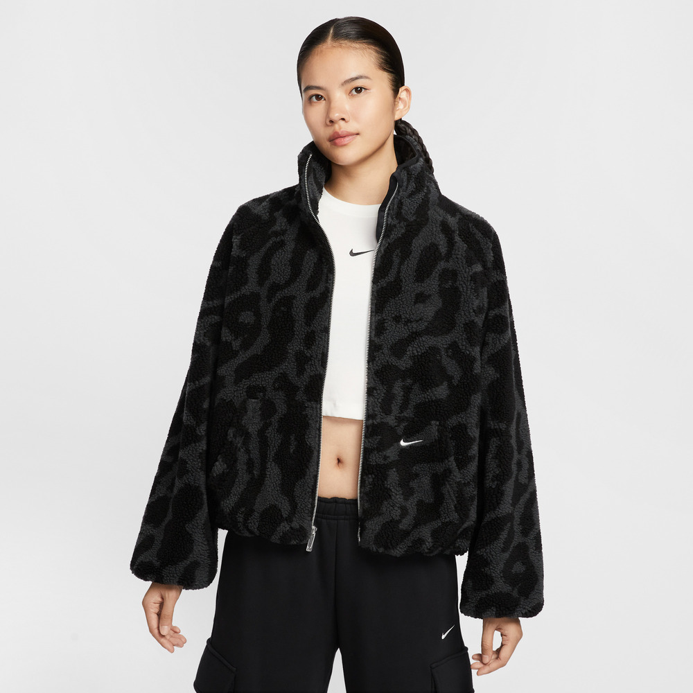 NIKE耐克2025女子AS W NSW STREET SHERPA JKT人造毛绒外套HV2071-010