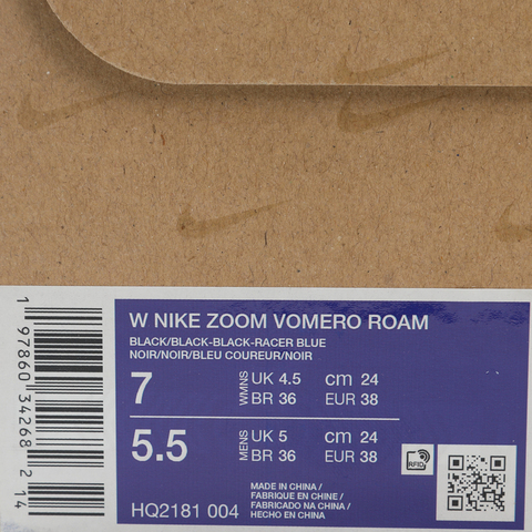 NIKE耐克2025女子W NIKE ZOOM VOMERO ROAM休闲HQ2181-004