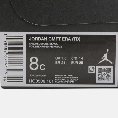 JordanJordan2025男婴童JORDAN CMFT ERA (TD)乔丹HQ0508-101