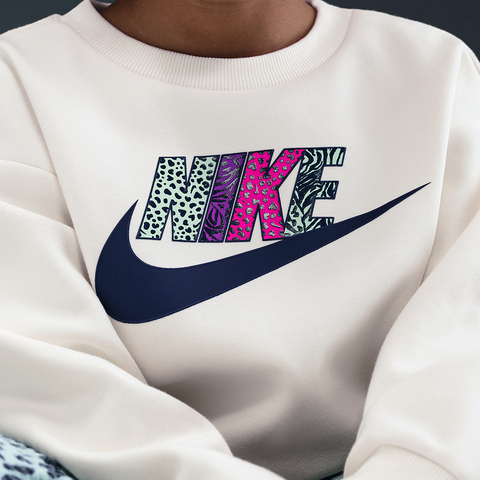 Nike KidsNike Kids2025女小童套头无帽卫衣针织无帽卫衣NY2542195PS-001