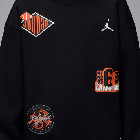 JordanJordan2025男大童套头无帽卫衣针织无帽卫衣JD2542168GS-003