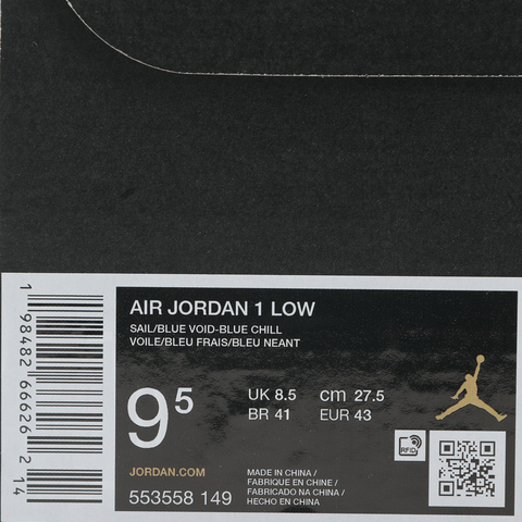 JordanJordan2025男子AIR JORDAN 1 LOW乔丹553558-149
