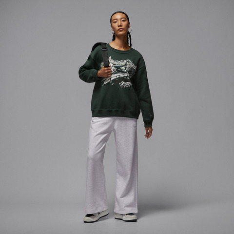 JordanJordan2025女子AS W J BRK FLC CREW GFX SKI针织无帽卫衣HV3341-316