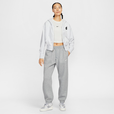 NIKE耐克2025女子AS W NSW GFX FLC CROP FZ HDY G针织连帽外套IO0490-051