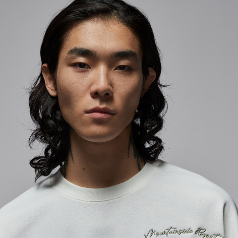 JordanJordan2025男子AS M J BRK SNOWSCAPE CREW LB针织无帽卫衣IM6318-133