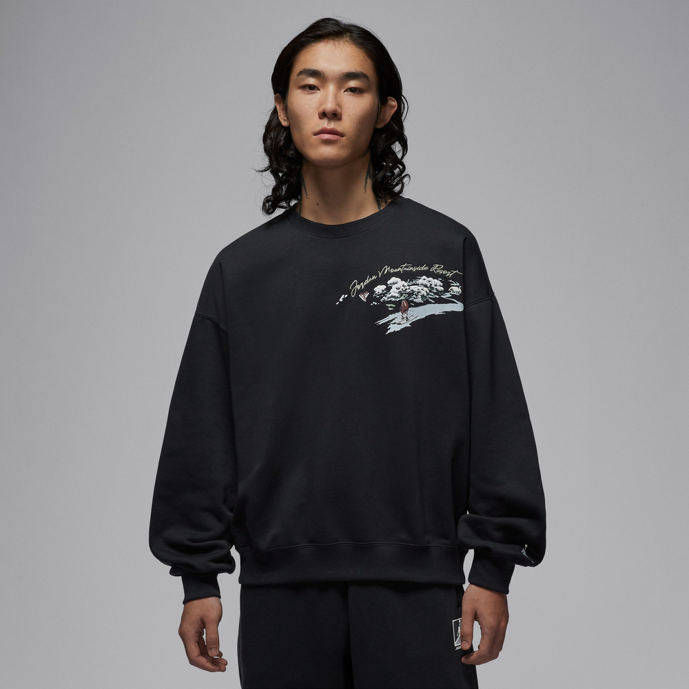 JordanJordan2025男子AS M J BRK SNOWSCAPE CREW LB针织无帽卫衣IM6318-010