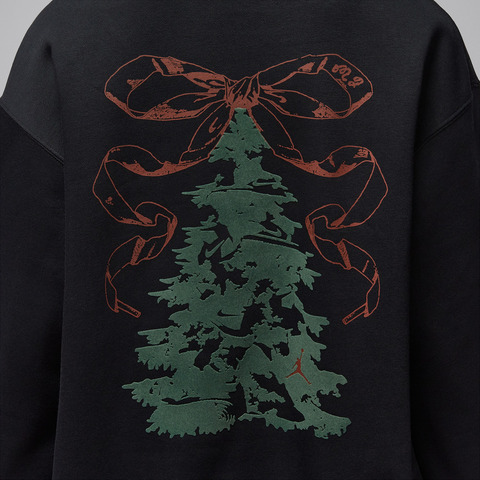 JordanJordan2025女子AS W J BRK FLC CREW GFX GG针织无帽卫衣IM5418-010