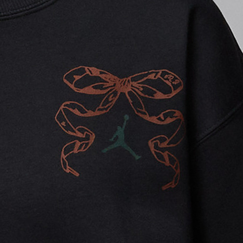 JordanJordan2025女子AS W J BRK FLC CREW GFX GG针织无帽卫衣IM5418-010