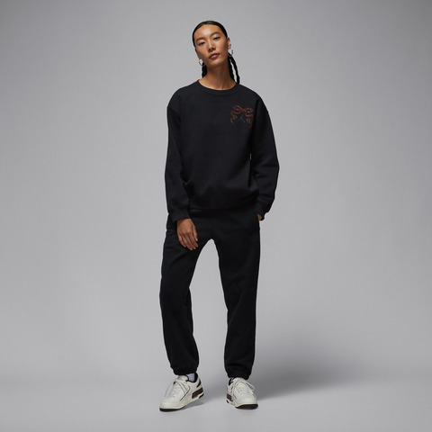 JordanJordan2025女子AS W J BRK FLC CREW GFX GG针织无帽卫衣IM5418-010