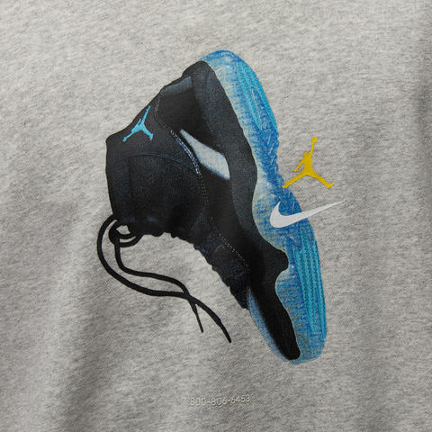 JordanJordan2025男子AS M J BRK AJ11 FLEECE CREW LB针织无帽卫衣IM6302-050