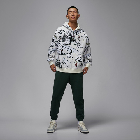 JordanJordan2025男子AS M J BRK HLDY PO HD AOP针织连帽卫衣HV1051-133