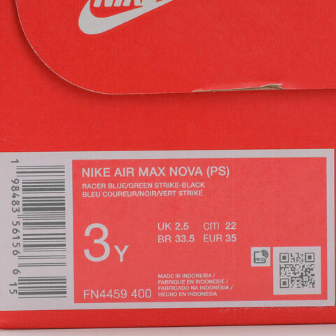 Nike KidsNike Kids2025小童NIKE AIR MAX NOVA (PS)儿童FN4459-400
