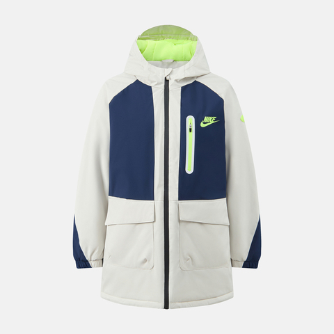 NIKE耐克2025大童中长款棉服厚棉服NY2542007GS-003