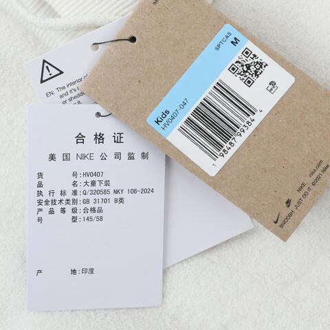 Nike KidsNike Kids2025女大童G NSW FLC PNT COZY人造毛绒长裤HV0407-047