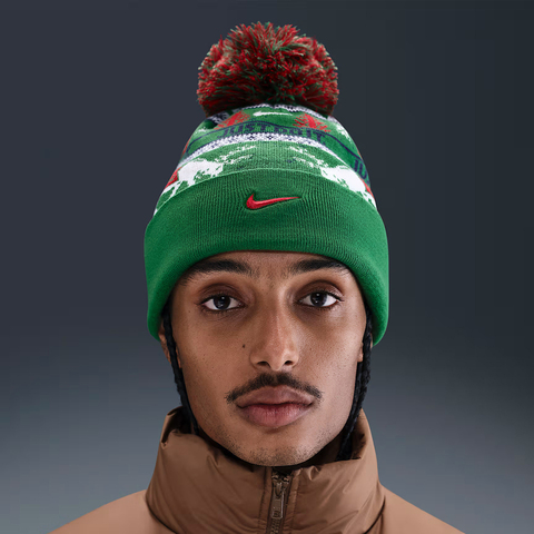 NIKE耐克2025中性U NK PEAK BEANIE SC HOL25 L针织帽HV7024-324