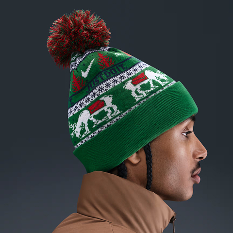 NIKE耐克2025中性U NK PEAK BEANIE SC HOL25 L针织帽HV7024-324