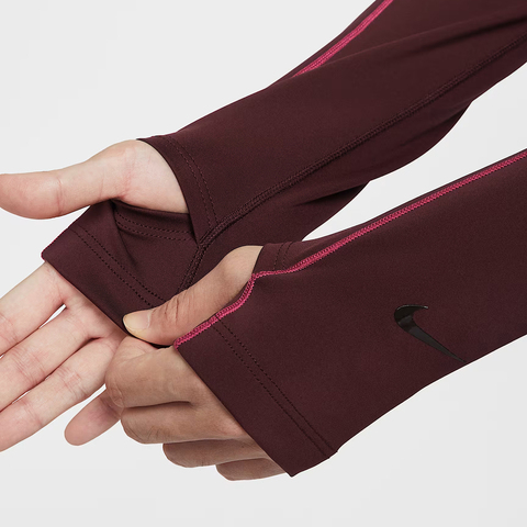 NIKE耐克2025女子AS W NK UNVRSA DF HD LS TOP针织有领长TIF0739-652