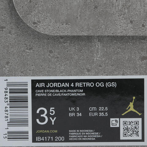 JordanJordan2025男大童Air Jordan 4 Retro GS乔丹IB4171-200