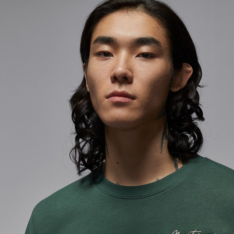 JordanJordan2025男子AS M J BRK SNOWSCAPE CREW LB针织无帽卫衣IM6318-327