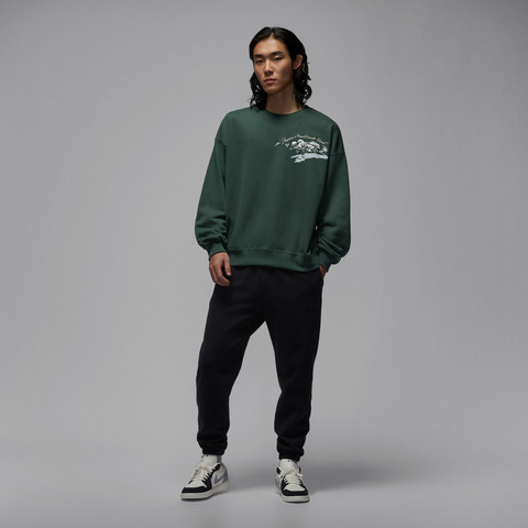 JordanJordan2025男子AS M J BRK SNOWSCAPE CREW LB针织无帽卫衣IM6318-327