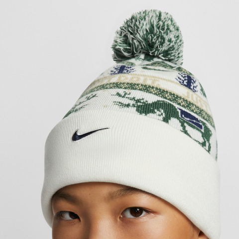 Nike KidsNike Kids2025大童K NK PEAK BEANIE SC HOL25 L针织帽HV7025-133