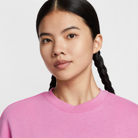 NIKE耐克2025女子AS W CLUB FLC LOOSE CREW2针织无帽卫衣IM8972-675