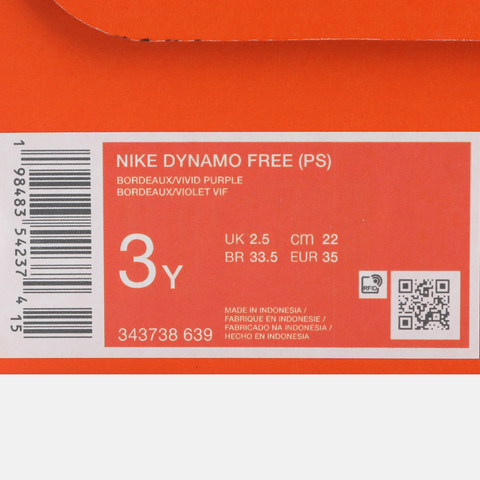 Nike KidsNike Kids2025小童NIKE DYNAMO FREE (PS)儿童343738-639