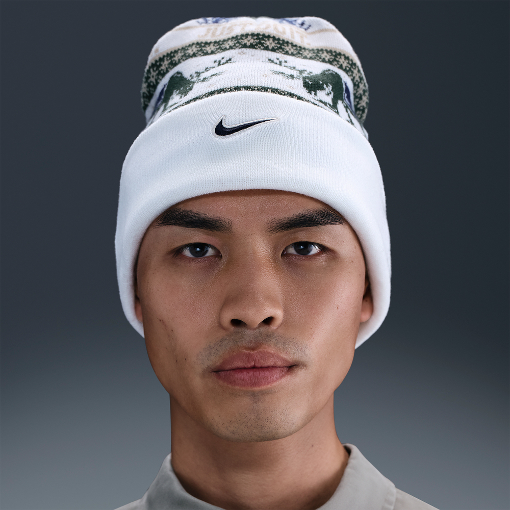 NIKE耐克2025中性U NK PEAK BEANIE SC HOL25 L针织帽HV7024-133