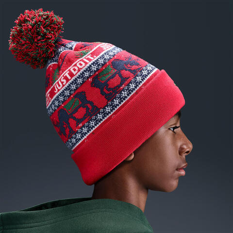 Nike KidsNike Kids2025大童K NK PEAK BEANIE SC HOL25 L针织帽HV7025-633