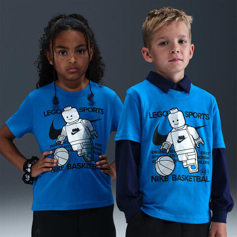 Nike KidsNike Kids2025小童短袖T恤针织无领短TNY2542313PS-001