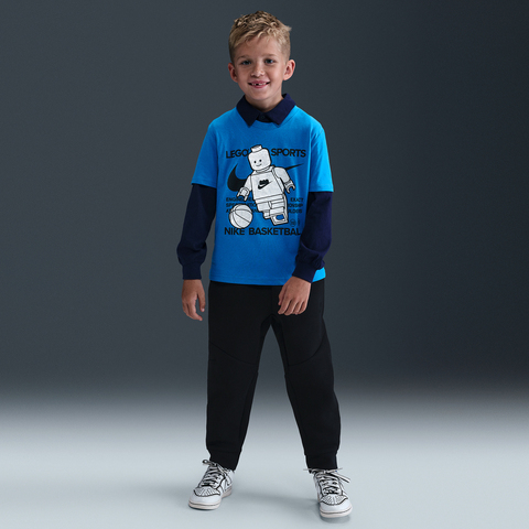 Nike KidsNike Kids2025小童短袖T恤针织无领短TNY2542313PS-001