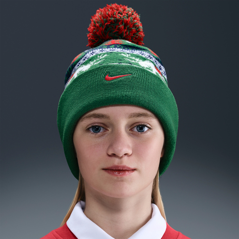 Nike KidsNike Kids2025大童K NK PEAK BEANIE SC HOL25 L针织帽HV7025-324