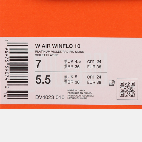 NIKE耐克2025女子W AIR WINFLO 10跑步DV4023-010