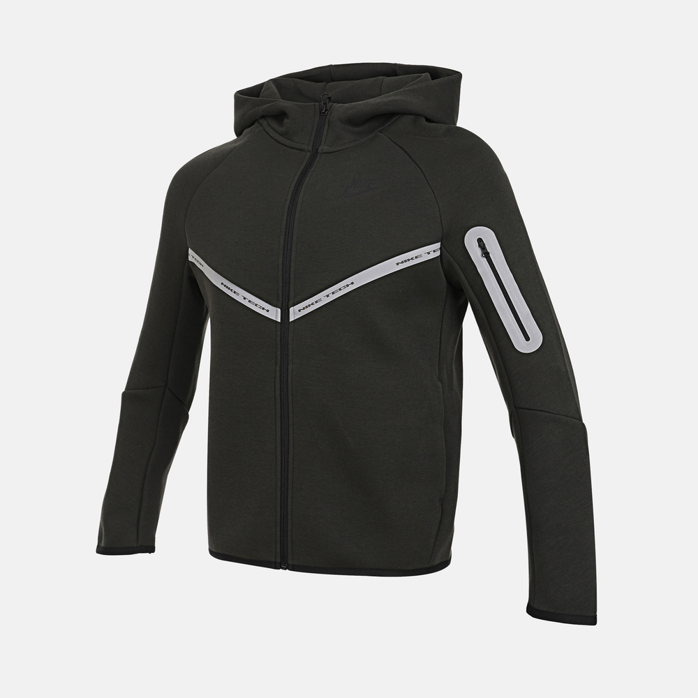 Nike KidsNike Kids2025男大童B NSW TCH FLC FZ REFLECT针织连帽外套IM9154-355