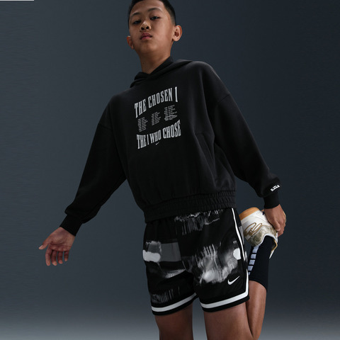 Nike KidsNike Kids2025男大童LBJ K NK PO HOODIE CO针织连帽卫衣IM7401-045