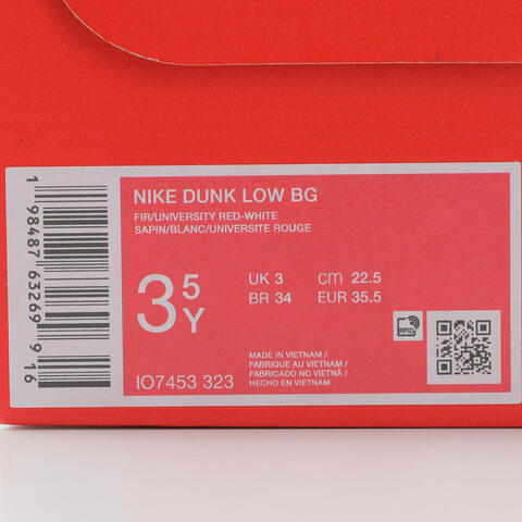 Nike KidsNike Kids2025男大童NIKE DUNK LOW BG儿童IO7453-323