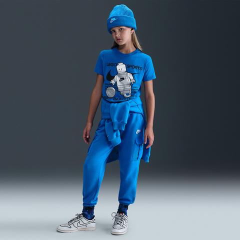 Nike KidsNike Kids2025男大童NIKE X LEGO COLLECTION T-SHIRT针织无领短THV5194-470
