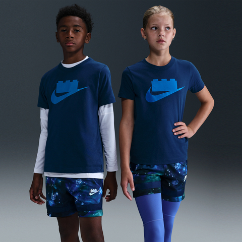 Nike KidsNike Kids2025男大童NIKE X LEGO COL LOGO T-SHIRT针织无领短TII5198-477