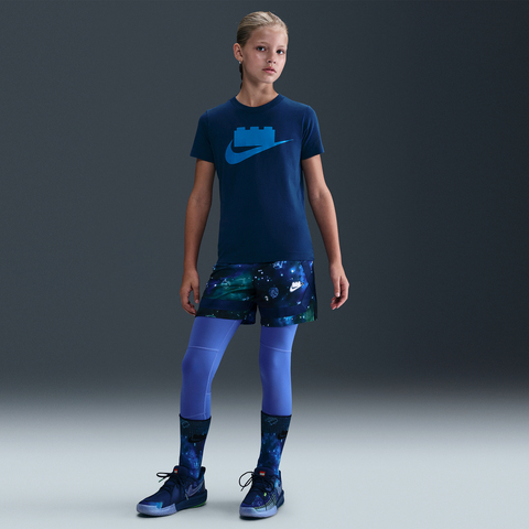 Nike KidsNike Kids2025男大童NIKE X LEGO COL LOGO T-SHIRT针织无领短TII5198-477
