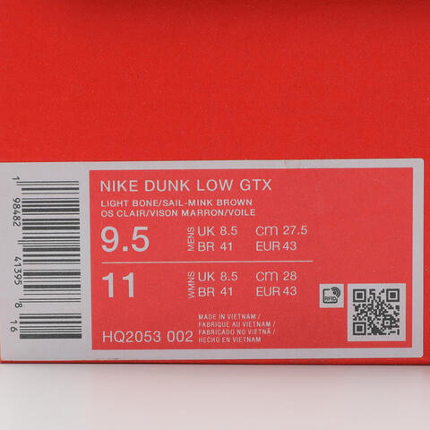 NIKE耐克2025男子NIKE DUNK LOW GTX休闲HQ2053-002