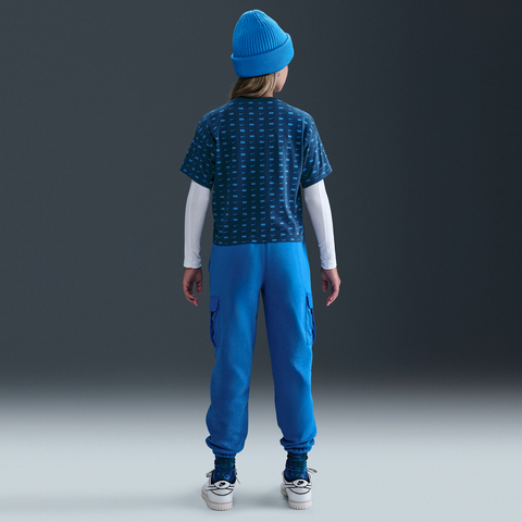 Nike KidsNike Kids2025男大童NIKE X LEGO COLLECTION SHIRT针织无领短TIB4463-416