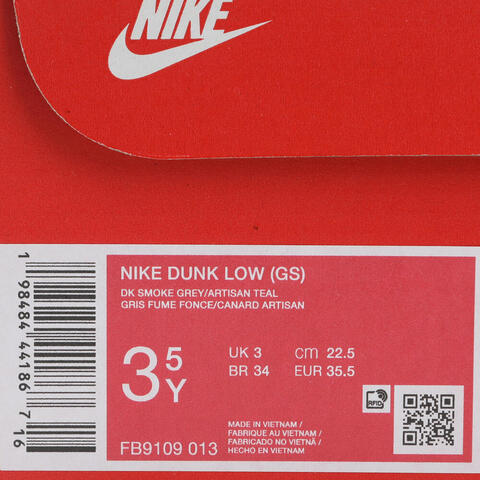 Nike KidsNike Kids2025男大童NIKE DUNK LOW (GS)儿童FB9109-013