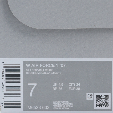 NIKE耐克2025女子W AIR FORCE 1 '07休闲IM6533-602